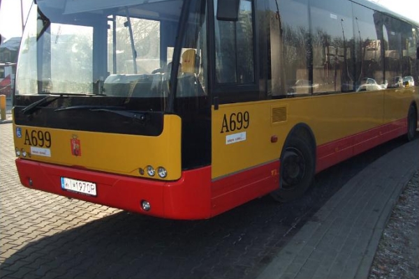 Awaria autobusu w Pruszkowie