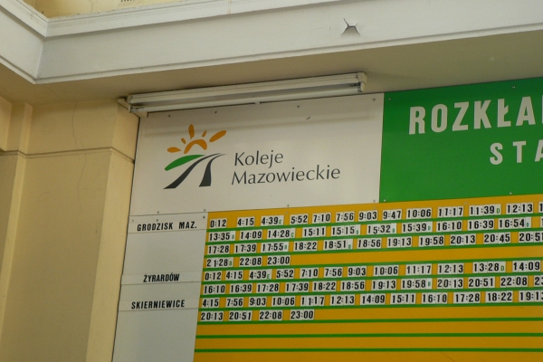 Koleje Mazowieckie ogłosiły nowy rozkład